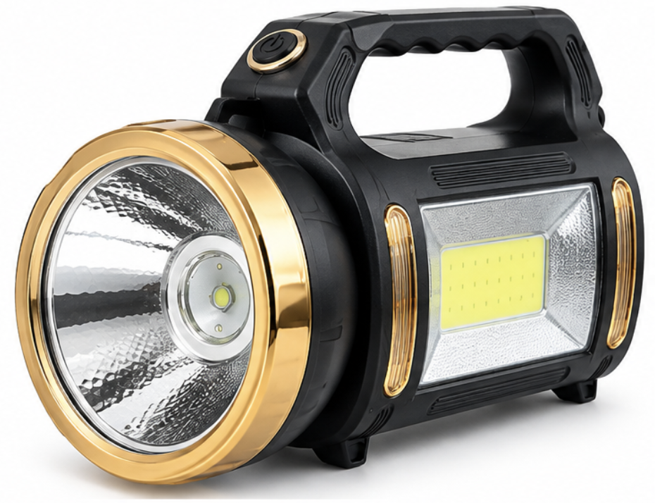 Lanterna LED Multifunctionala T 925B de 10W LED Alb si Rosu COB reincarcabila USB pentru Urgente si Camping